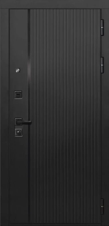 Входная дверь ДвериПРО L-45 ФЛ-256 (10мм, бетон пепельный) DPRO201005 внешняя сторона